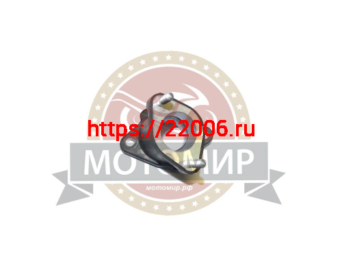 Патрубок карбюратора CG125 (коллектор впускной) загнутый (резин) Хантер