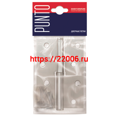 Петля Punto (Пунто) съемная IN4100SR-HD CP правая (113/HD-4) хром ПОДВЕС фото 2