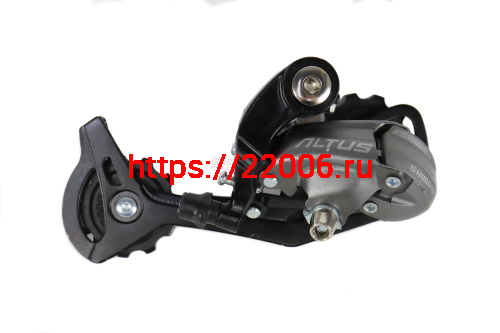 Переключатель задний "SHIMANO Altus M370" SGS 9 ск (болт)