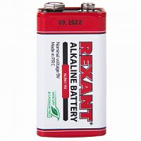 6LR61 Алкалиновые  батарейка REXANT  («Крона») 9V