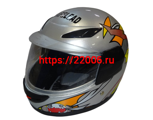 Шлем интеграл "Safelead" HF-908 (619) Детский E05 BLACK, TB-SILVER размер S (16 шт.) Шлем интеграл "Safelead" HF-908 (619) Детский E05 BLACK, TB-SILVER размер S (16 шт.)