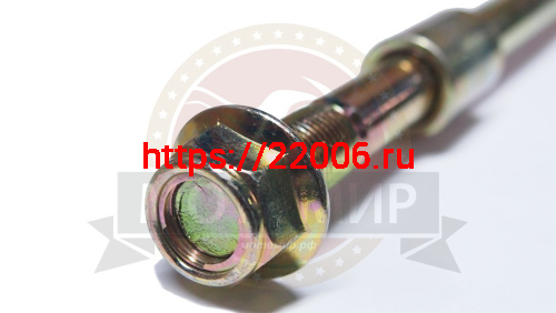 Ось переднего колеса (М12*1.25мм*220мм) скутер CITY в сборе с гайкой и втулкой (065) фото 2