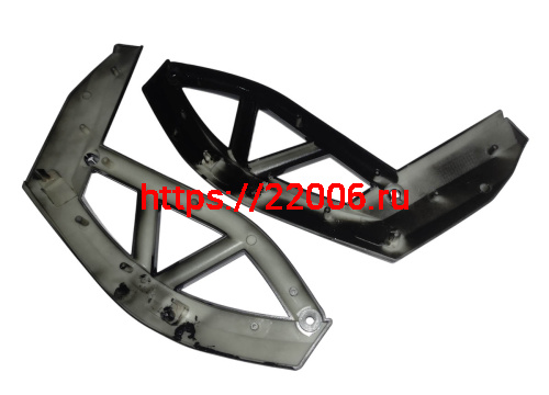 Облицовка бензобака DESTRA 250 нижняя (компл 2 шт) (T20K010501A00100+T20K010502A00100) фото 2