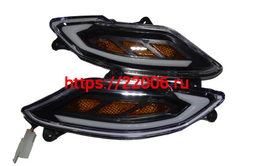 Боковой фонарь скутер SPARK (057/058) передний фото 2 Боковой фонарь скутер SPARK (057/058) передний фото 2