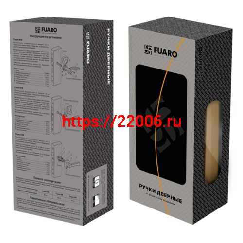 Ручка Fuaro (Фуаро) раздельная TEMPO RM AB/GP-7 фото 2