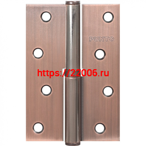 Петля Punto (Пунто) съемная IN4100SL AC левая (113-4 100х70х2.5) медь