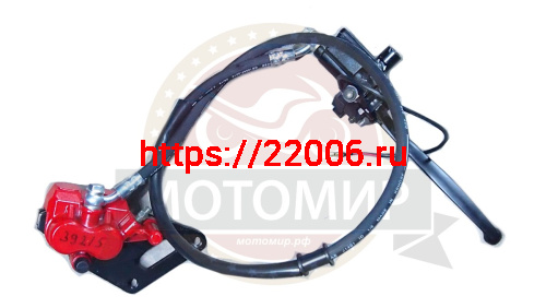 Гидравлика передняя в сборе скутер CITY (033) (L-940mm, 2 поршня) фото 4 Гидравлика передняя в сборе скутер CITY (033) (L-940mm, 2 поршня) фото 4