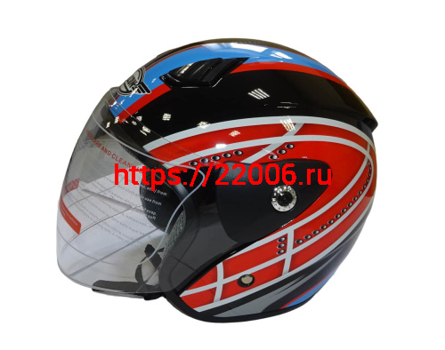 Шлем открытый FALCON XZH207 (Колобок) с забралом, размер XL фото 2 Шлем открытый FALCON XZH207 (Колобок) с забралом, размер XL фото 2