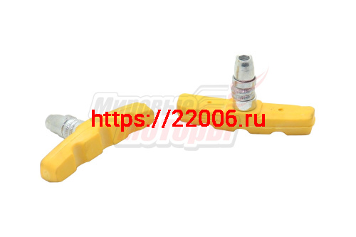 Колодки тормозные V-brake резьбовые (s-pts33) цветные Колодки тормозные V-brake резьбовые (s-pts33) цветные