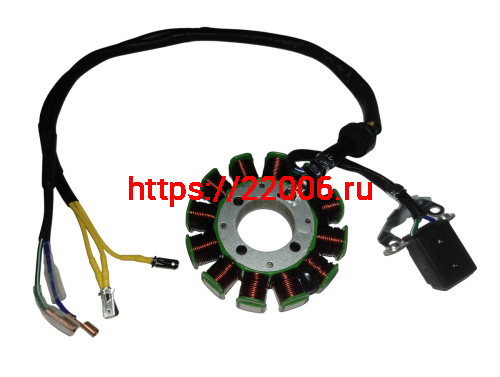 Зажигание NB300 ZS (174MN-5) голое (без маховика) (статор) 12 катушек (100205047-0024) Зажигание NB300 ZS (174MN-5) голое (без маховика) (статор) 12 катушек (100205047-0024)