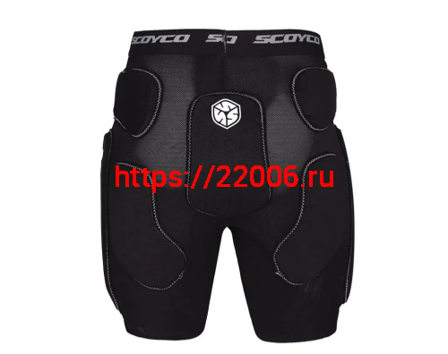 Шорты защитные мото SCOYCO PM01, черные, р-р 30, М, защитные вставки в ценных местах фото 2 Шорты защитные мото SCOYCO PM01, черные, р-р 30, М, защитные вставки в ценных местах фото 2