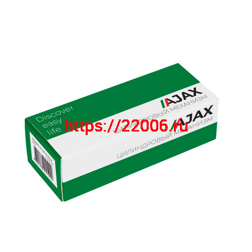 Цилиндровый Ajax (Аякс) механизм (AZ200/90) AZ2000Key90 (35+10+45) CP хром фото 2