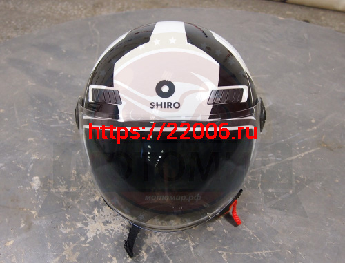 Шлем открытый SHIRO SH-62 OXFORD EVO, цвет WHITE, размер L фото 4