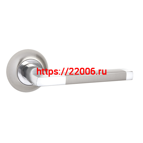 Ручка Ajax (Аякс) раздельная R.JR54.POLO (POLO JR) SN/CP-3 матовый никель/хром