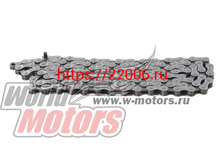 Цепь вело 116 зв. аналог "Shimano" HG40 (6-8 скоростей) с замком Цепь вело 116 зв. аналог "Shimano" HG40 (6-8 скоростей) с замком