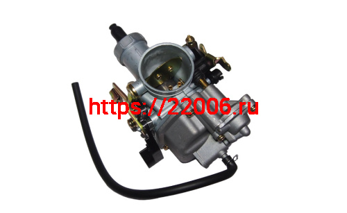 Карбюратор PZ30 250 см3 Fighter на 2 тросика газа d 30 мм (ускорит. насос, бензофильтр) фото 4