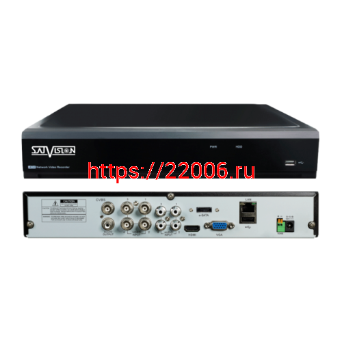SVR-4115P v3.0 видеорегистратор гибридный