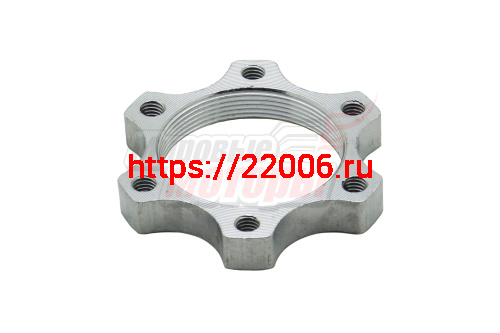 Адаптер (переходник) на тормозной диск d=180мм с резьбой (6 болтов) Адаптер (переходник) на тормозной диск d=180мм с резьбой (6 болтов)