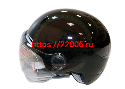 Шлем открытый YM-351_7 "YAMAPA", белый, черный, размер XL, летний (NEW) (12 шт. в упак.) фото 4