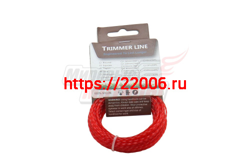 Леска триммерная (1,4*15м) TRIMMER LINE с картонной этикеткой (квадрат витой) "ММ" Леска триммерная (1,4*15м) TRIMMER LINE с картонной этикеткой (квадрат витой) "ММ"