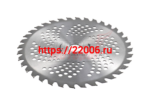 Нож мет. 230мм 36z (25.4*1.3) (с победитовыми напайками) Нож мет. 230мм 36z (25.4*1.3) (с победитовыми напайками)