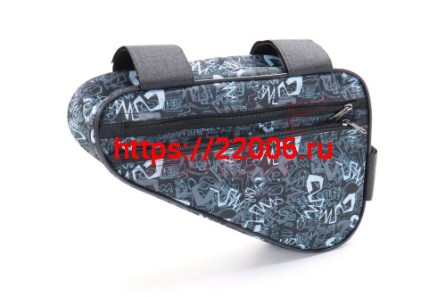 Сумка вело на раму (29*19*8) (непромокаемая флет ПВХ, ГРАФФИТИ) 2кармана Сумка вело на раму (29*19*8) (непромокаемая флет ПВХ, ГРАФФИТИ) 2кармана