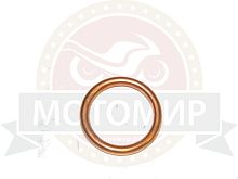 Прокладка глушителя (кольцо) D30мм d22.5мм, GY6-60/150, Yamaxa медная (малая)