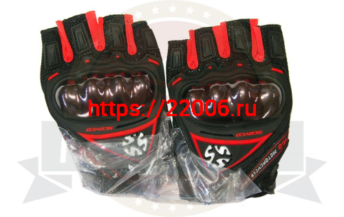 Перчатки SCOYCO (оригинал) МС-44D, цвет красный, р-р M Перчатки SCOYCO (оригинал) МС-44D, цвет красный, р-р M