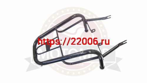 Багажник задний Альфа (верхушка без подножек) (FLASH) черный (НАБОР) Багажник задний Альфа (верхушка без подножек) (FLASH) черный (НАБОР)