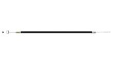 Троса тормозные с рубашками комплект, пер.: 500/700мм, зад.:1150/1400мм в торг.упак.