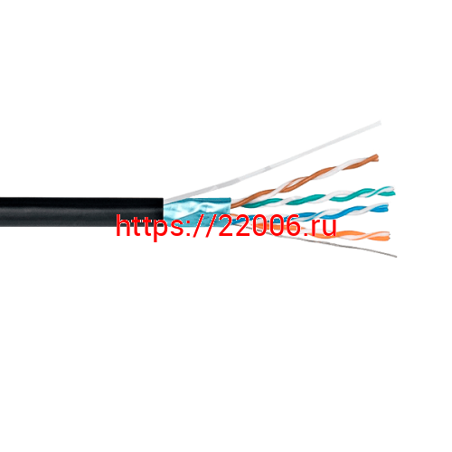 Кабель PLEXUS FTP 4PR 24AWG Cu CAT 5e, OUTDOOR (0.45) 305м