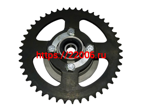 Звезда 46 зуб. (428) (d54mm - 4 x 49mm) цепи, задняя Альфа в сборе с основанием фото 2 Звезда 46 зуб. (428) (d54mm - 4 x 49mm) цепи, задняя Альфа в сборе с основанием фото 2