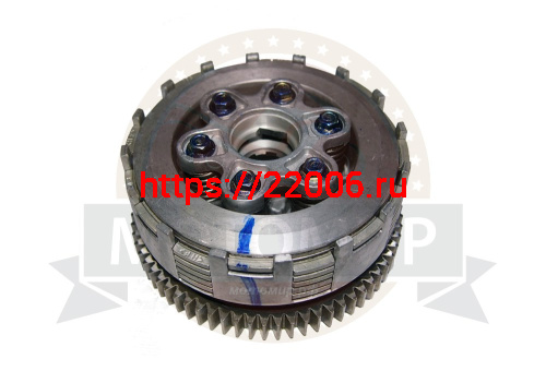 Барабан сцепления 167FMM в сборе (CGB/CBB230) (8 паз+8 полупаз) 6 болт., 6 диск 70 z (24120172) Барабан сцепления 167FMM в сборе (CGB/CBB230) (8 паз+8 полупаз) 6 болт., 6 диск 70 z (24120172)