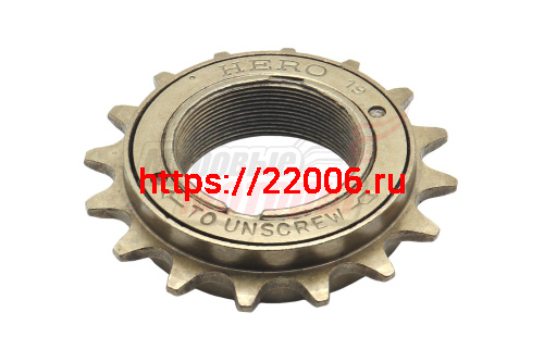 Блок спортивный 1 скоростной, для BMX 16 зубов, стальной c резьбой Блок спортивный 1 скоростной, для BMX 16 зубов, стальной c резьбой