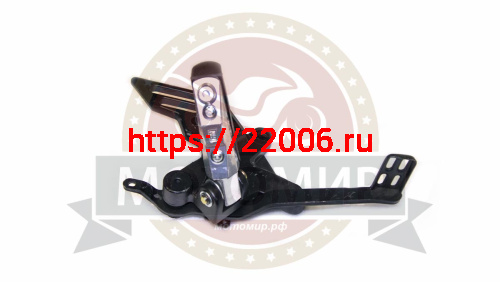 Подножка водителя FALCON правая, в сборе с кронштейном и педалью ТОРМОЗА (Узел в сборе) фото 3 Подножка водителя FALCON правая, в сборе с кронштейном и педалью ТОРМОЗА (Узел в сборе) фото 3