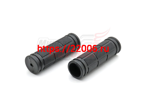 Ручки руля вело 85мм (пара) (HC-090) ЧЕРНЫЕ Ручки руля вело 85мм (пара) (HC-090) ЧЕРНЫЕ