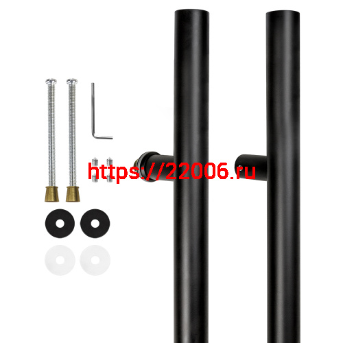 Ручка-скоба Fuaro (Фуаро) PULL.PH32/1200.22 INOX 304 (PH-22-32/1200-INOX) BLACK фото 2