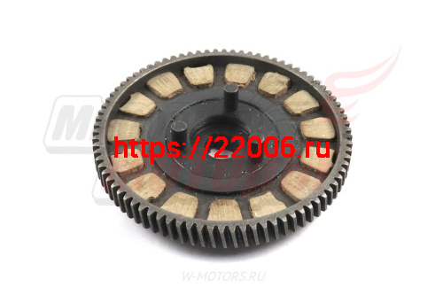 Сцепление в сборе F50,F60,F80,NR50,NR80,T100 (паз шпоночный на валу 2,8 мм) фото 2 Сцепление в сборе F50,F60,F80,NR50,NR80,T100 (паз шпоночный на валу 2,8 мм) фото 2