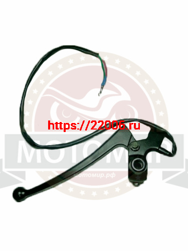 Рычаг сцепления  COLT 2 (ALLOY) в сборе с пультом, черный под зеркала (НАБОР)