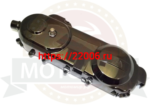 Крышка картера GY6-50 левая длиная 12" 430мм (вариатора FT50QT-10) с пусковым устройством фото 2 Крышка картера GY6-50 левая длиная 12" 430мм (вариатора FT50QT-10) с пусковым устройством фото 2