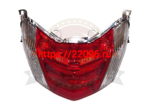 Стоп-сигнал скутер QUANTUM в сборе с поворотниками (081) Стоп-сигнал скутер QUANTUM в сборе с поворотниками (081)