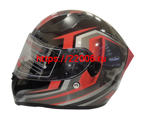 Шлем интеграл COBRA EC H128, серый/оранж, серый/син, черн/крас, черн/лайм, черн/оранж, размер XXL фото 3