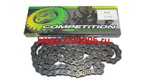 Цепь SFR (428H) SFR -100 зв. приводная усиленная Альфа, Нитро, "Monster", цветная коробочка