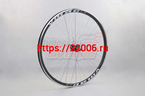 Обод 29" 2-х слойный (алюм.) задний в сборе с втулкой, под трещетку, на гайках спорт(чёрный)
