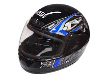 Шлем интеграл "Safelead" HF-101 NEW черный (Q19B)(Q29) размер XL