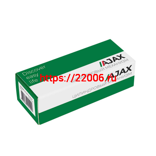 Цилиндровый Ajax (Аякс) механизм (AZ100/90) AZ1000Key90 (30+10+50) CP хром фото 2