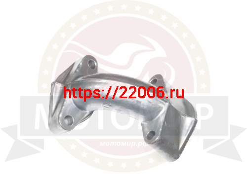 Патрубок карбюратора 1Р39 алл  (90 гр) YD-4 d18мм фото 2