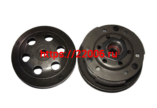 Муфта сцепления GY6-50/80 139QMB, Honda Dio/ZX/Tact в сборе (компл) (колодки, конус ведущий) Муфта сцепления GY6-50/80 139QMB, Honda Dio/ZX/Tact в сборе (компл) (колодки, конус ведущий)