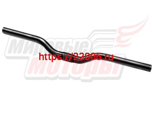 Руль стальной изогнутый 560*25,4мм (ЧЕРНЫЙ) Руль стальной изогнутый 560*25,4мм (ЧЕРНЫЙ)