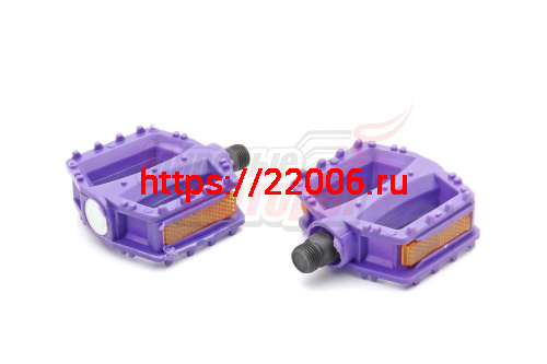 Педали пластик. цветные, резьба 9/16 (пара) Педали пластик. цветные, резьба 9/16 (пара)